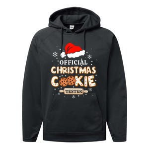 Christmas Cookie Tester Taster Baking Crew Toddle Performance Fleece Hoodie