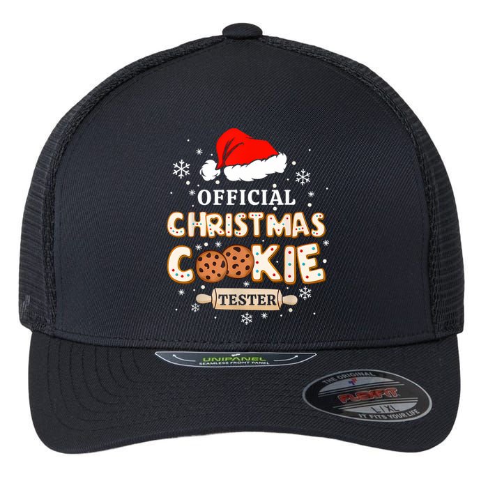 Christmas Cookie Tester Taster Baking Crew Toddle Flexfit Unipanel Trucker Cap