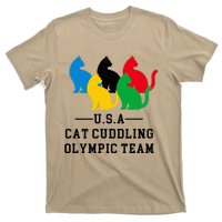 Cat Cuddling Team T-Shirt