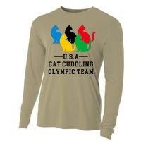 Cat Cuddling Team Cooling Performance Long Sleeve Crew