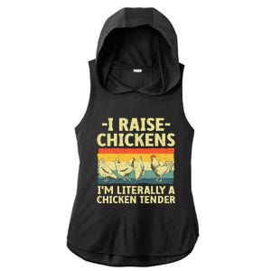 Cool Chicken Tender Art For Women Poultry Chicken Ladies PosiCharge Tri-Blend Wicking Draft Hoodie Tank