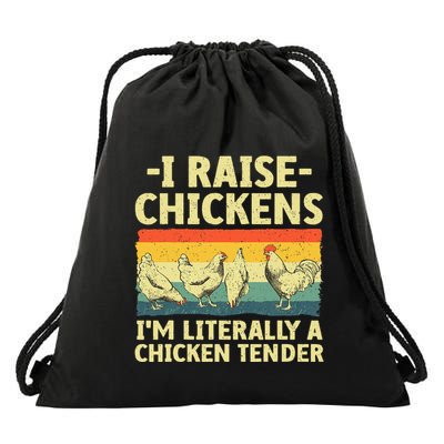Cool Chicken Tender Art For Women Poultry Chicken Drawstring Bag