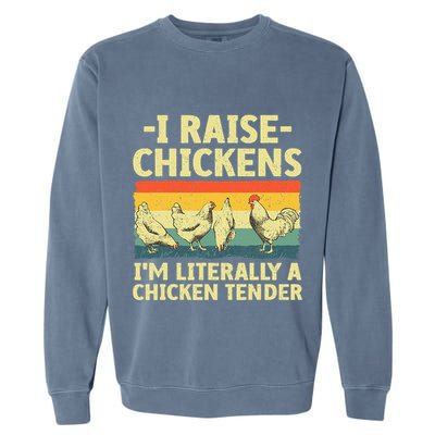 Cool Chicken Tender Art For Women Poultry Chicken Garment-Dyed Sweatshirt