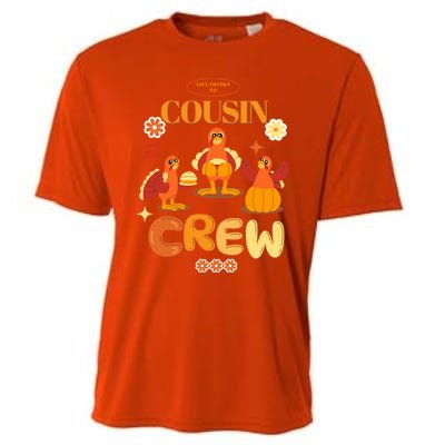 Cousin Crew Turkeys: Thanksgiving Matching For The Family Gift Cooling Performance Crew T-Shirt