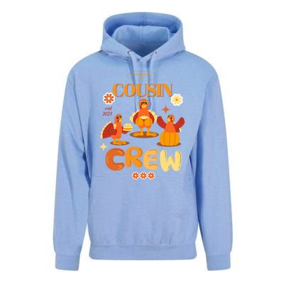 Cousin Crew Turkeys: Thanksgiving Matching For The Family Gift Unisex Surf Hoodie