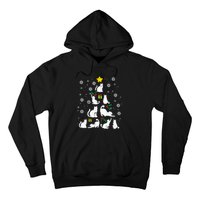 Cats Christmas Tree Cute Cat Lover Xmas Winter Hoodie