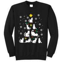 Cats Christmas Tree Cute Cat Lover Xmas Winter Sweatshirt