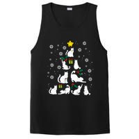 Cats Christmas Tree Cute Cat Lover Xmas Winter PosiCharge Competitor Tank