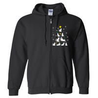 Cats Christmas Tree Cute Cat Lover Xmas Winter Full Zip Hoodie