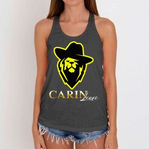 Carin Corridos Tumbados Belicos Leon Cantante Music Mexico Women's Knotted Racerback Tank