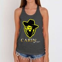 Carin Corridos Tumbados Belicos Leon Cantante Music Mexico Women's Knotted Racerback Tank