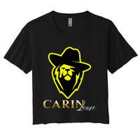 Carin Corridos Tumbados Belicos Leon Cantante Music Mexico Women's Crop Top Tee