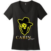 Carin Corridos Tumbados Belicos Leon Cantante Music Mexico Women's V-Neck T-Shirt