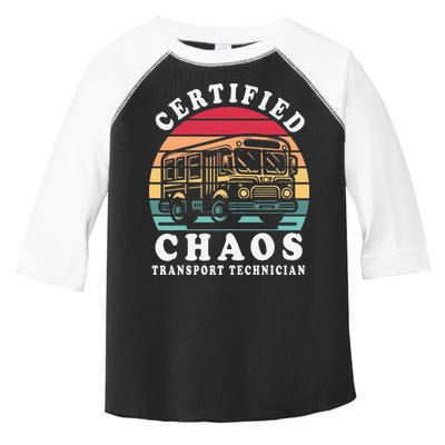Certified Chaos Transport Technician Funny Driver School Toddler Fine Jersey T-Shirt