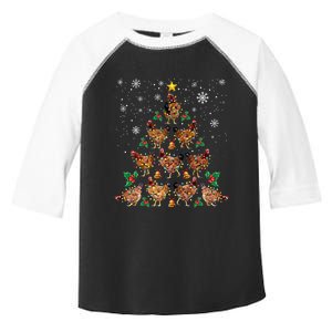 Chicken Christmas Tree Xmas Merry Chickmas Santa Chicken Toddler Fine Jersey T-Shirt