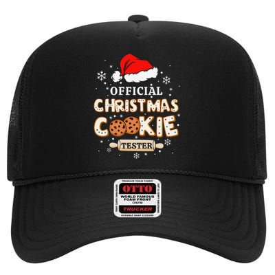 Christmas Cookie Tester Taster Baking Crew Gift High Crown Mesh Back Trucker Hat