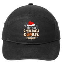 Christmas Cookie Tester Taster Baking Crew Gift 7-Panel Snapback Hat