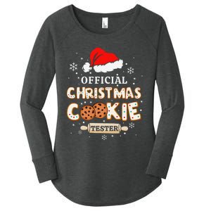 Christmas Cookie Tester Taster Baking Crew Gift Women's Perfect Tri Tunic Long Sleeve Shirt