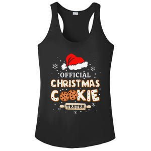 Christmas Cookie Tester Taster Baking Crew Gift Ladies PosiCharge Competitor Racerback Tank