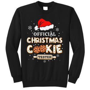 Christmas Cookie Tester Taster Baking Crew Gift Tall Sweatshirt