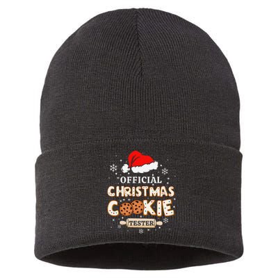 Christmas Cookie Tester Taster Baking Crew Gift Sustainable Knit Beanie