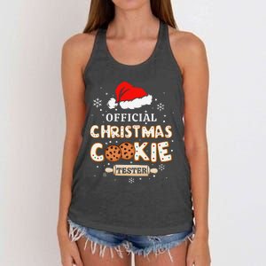 Christmas Cookie Tester Taster Baking Crew Gift Women's Knotted Racerback Tank