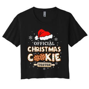 Christmas Cookie Tester Taster Baking Crew Gift Women's Crop Top Tee