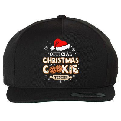 Christmas Cookie Tester Taster Baking Crew Gift Wool Snapback Cap