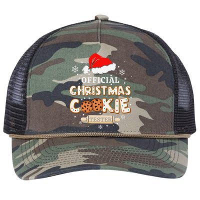 Christmas Cookie Tester Taster Baking Crew Gift Retro Rope Trucker Hat Cap