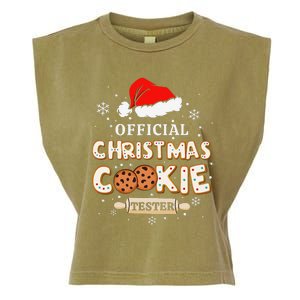 Christmas Cookie Tester Taster Baking Crew Gift Garment-Dyed Women's Muscle Tee