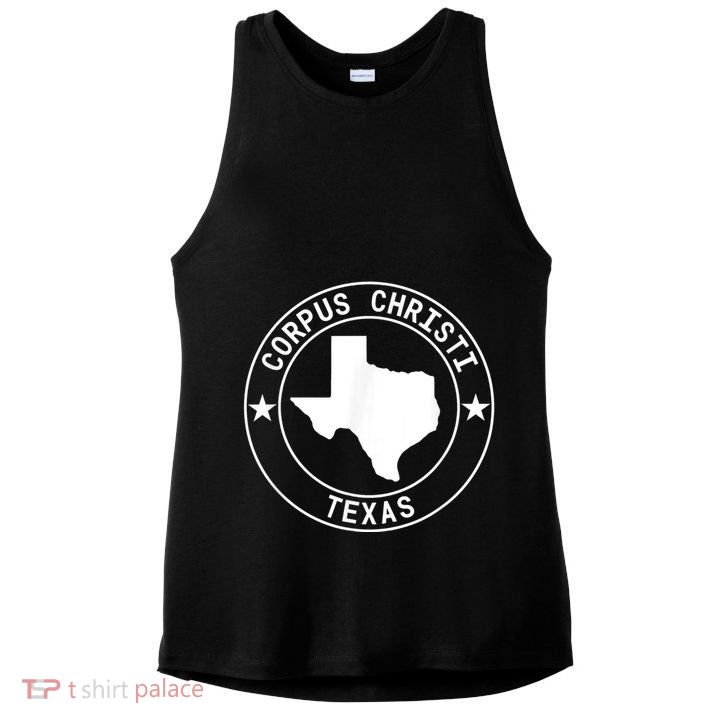 Corpus Christi Texas Lone Star State Gulf Of Mexico Beach Ladies PosiCharge Tri-Blend Wicking Tank