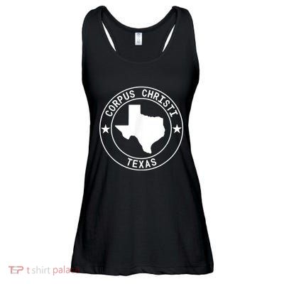 Corpus Christi Texas Lone Star State Gulf Of Mexico Beach Ladies Essential Flowy Tank
