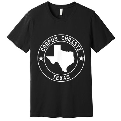 Corpus Christi Texas Lone Star State Gulf Of Mexico Beach Premium T-Shirt