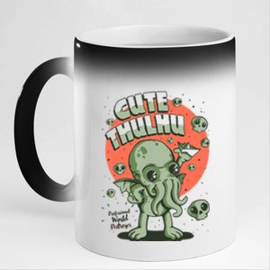 Cutethulhu! 11oz Black Color Changing Mug