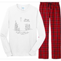 Christmas Christian Unto You Is Born A Savior Long Sleeve Pajama Set