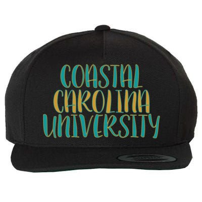 Coastal Carolina University Wool Snapback Cap