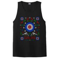 Curling Christmas Ugly Christmas Sweater Party Gift PosiCharge Competitor Tank