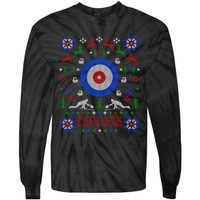 Curling Christmas Ugly Christmas Sweater Party Gift Tie-Dye Long Sleeve Shirt