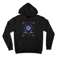 Curling Christmas Ugly Christmas Sweater Party Gift Tall Hoodie