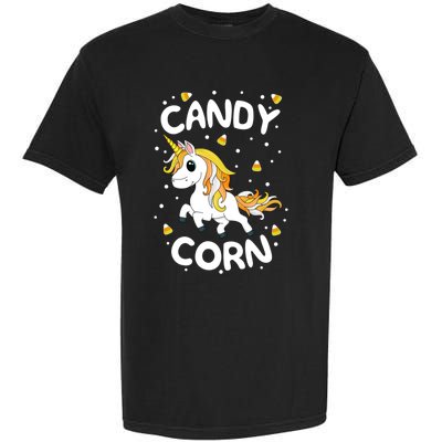 Candy Corn Unicorn Halloween Halloween Boonicorn School Cool Gift Garment-Dyed Heavyweight T-Shirt