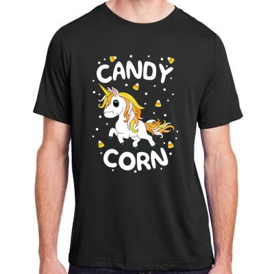 Candy Corn Unicorn Halloween Halloween Boonicorn School Cool Gift Adult ChromaSoft Performance T-Shirt