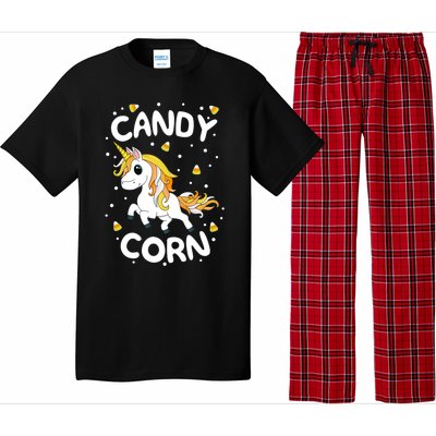 Candy Corn Unicorn Halloween Halloween Boonicorn School Cool Gift Pajama Set