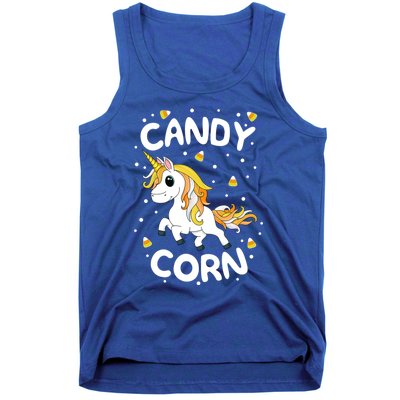 Candy Corn Unicorn Halloween Halloween Boonicorn School Cool Gift Tank Top