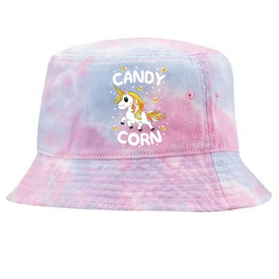 Candy Corn Unicorn Halloween Halloween Boonicorn School Cool Gift Tie-Dyed Bucket Hat