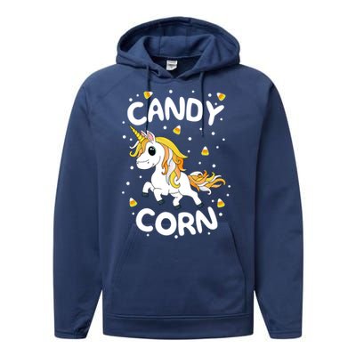 Candy Corn Unicorn Halloween Halloween Boonicorn School Cool Gift Performance Fleece Hoodie