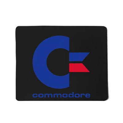 Commodore C64 Uppercase Letter Blue Red & Commodore Mousepad