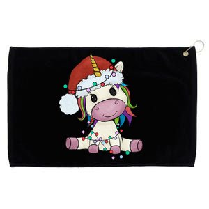 Cute Christmas Unicorn Gift Girls Who Love Unicorns Xmas Gift Grommeted Golf Towel