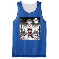 Cowboy Cat Ufo Meme Funny Cat Ufos ValentineS Day Cat Lover Mesh Reversible Basketball Jersey Tank