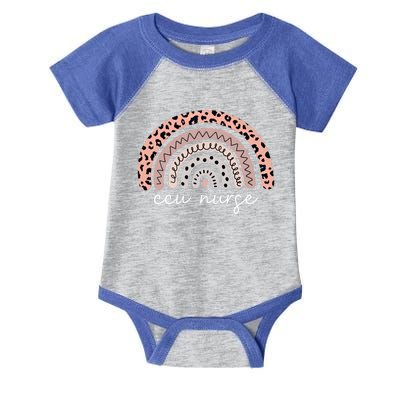 Critical Care Unit Nurse Leopard Rainbow Ccu Nurse Cool Gift Infant Baby Jersey Bodysuit