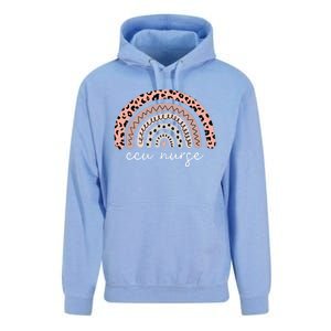 Critical Care Unit Nurse Leopard Rainbow Ccu Nurse Cool Gift Unisex Surf Hoodie